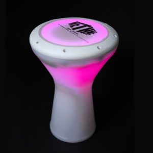 Darbouka orientale avec éclairage LED intégré