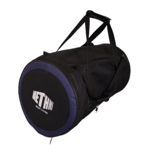 Housse double rembourrage noir et bleu pour darbouka orientale