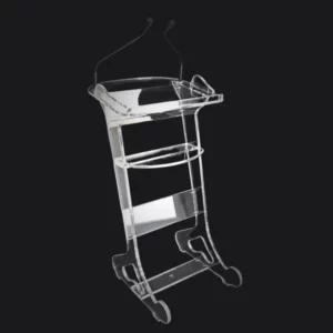 Pupitre de conférence en plexiglas