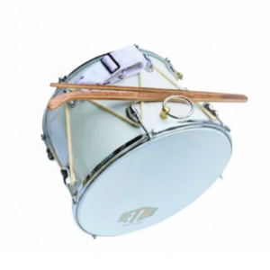 Dabka diamètre 38cm qualité professionnelle avec étui et battants