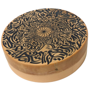 Bendir – Peau Naturelle & Calligraphie Orientale