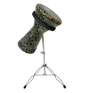 Support Trépied Réglable pour Darbuka / Doumbek – Métal Chromé Pliable